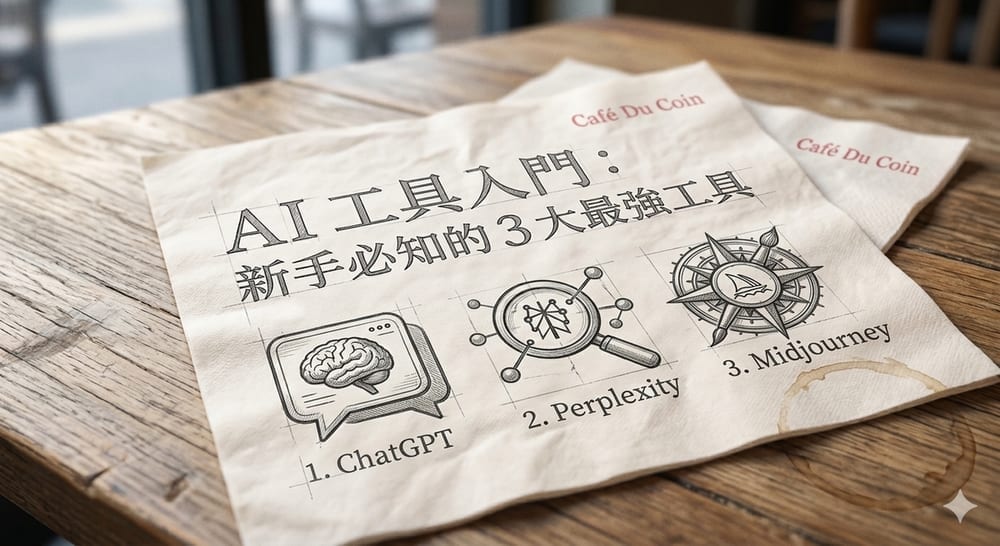 AI 工具入門:新手必知的 3 大最強工具